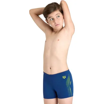 Chlapecké plavky Arena Short Graphic J 005546535 - grey/blue/soft green 140