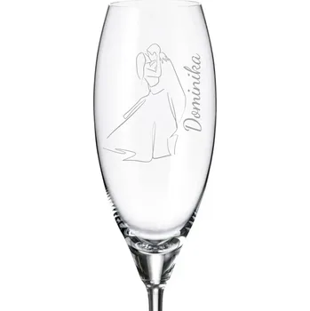 Sklenice Dekorant svatby Sklenička pro nevěstu PRVNÍ TANEC 290 ml 1KS