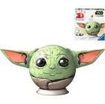 RAVENSBURGER Puzzleball 3D Star Wars Baby Yoda Pokeball skládačka 72 dílků