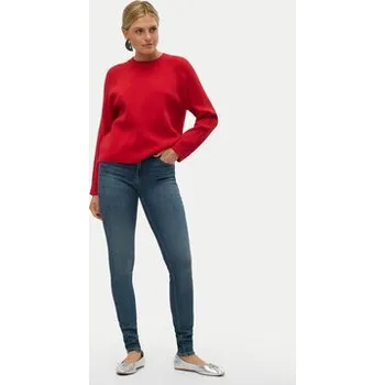 Dámský svetr Vero Moda Svetr Gold 10315516 Červená Regular Fit XS