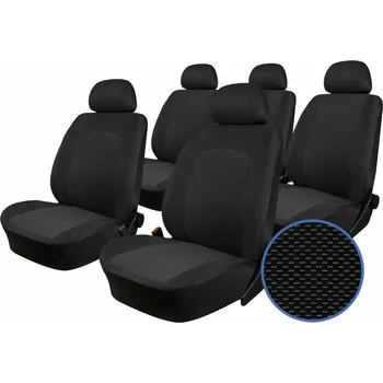 Potah sedadla Autopotahy Seat Alhambra, od r. 1994-2010, 5 míst, Dynamic žakar tmavý