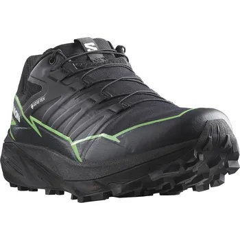 Pánská treková obuv Salomon Thundercross GTX M L47279000 - black/green gecko/black 42