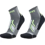 UYN Trekking Approach Low Cut 2prs Pack M S100351J464 - grey/green 39/41