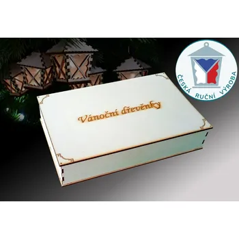Vánoce DAMAPEK, s.r.o. LED DŘEVĚNKY v dárkové etui (více variant) 10 ks