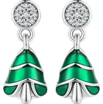 Elenys stříbrné visací náušnice Stromeček