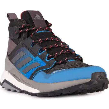 Pánská treková obuv Adidas Terrex Trailmaker Mid GTX M GZ0339 - core black grey six blue rush 41 1/3