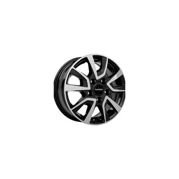 Alu kolo VAULT Skoda 6x16 5x130 ET68.00 černá lesklá + leštění