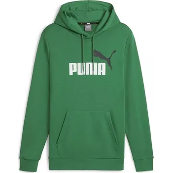Pánská mikina Puma ESS+ 2 Col Big Logo Hoodie TR M 58676586 - archive green M