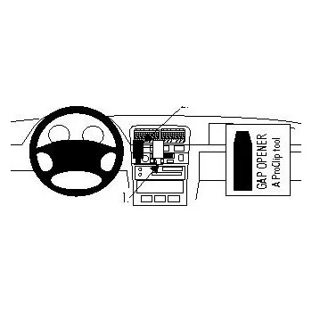 Brodit ProClip montážní konzole na palubní desku pro Nissan Maxima 95-99, 852464