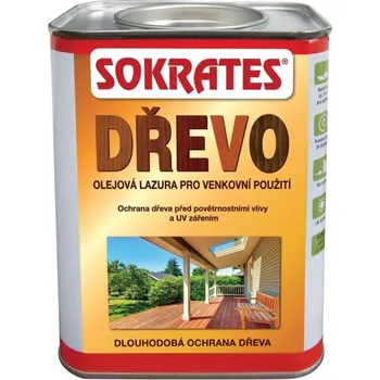 lazura Sokrates olej. lazura kaštan 0,75l