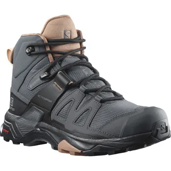 Dámská treková obuv Salomon X Ultra 4 Mid GTX W - černá/hnědá 41 1/3