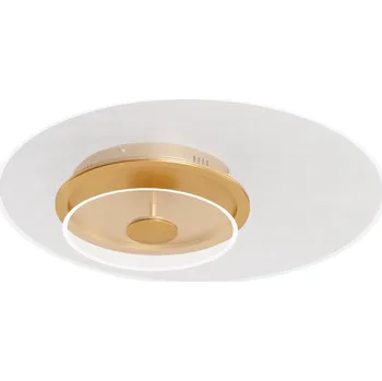 Zlaté kovové stropní LED světlo Nova Luce Copo 60 cm