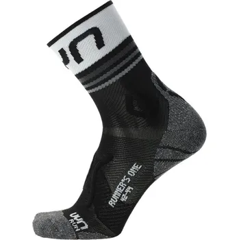 Dámské ponožky Dámské ponožky UYN Runner's One Short Socks W S100272B119 - black/white 39/40
