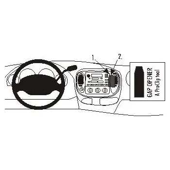 Brodit ProClip montážní konzole na palubní desku pro Ford Expedition 00-02, 852693