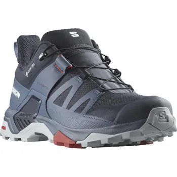 Pánská treková obuv Salomon X Ultra 4 GTX M L47376500 - carbon/bering sea pearl/blue 49 1/3