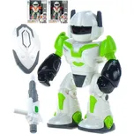 Robot Dominator bojový set se zbraní a štítem 24cm na baterie Světlo Zvuk 3 barvy