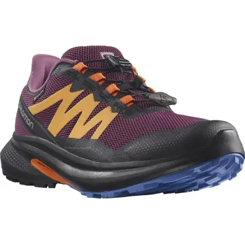 Dámská běžecká obuv Salomon Hypulse GTX W L41596500 - grape wine blazing orange lolite 41 1/3