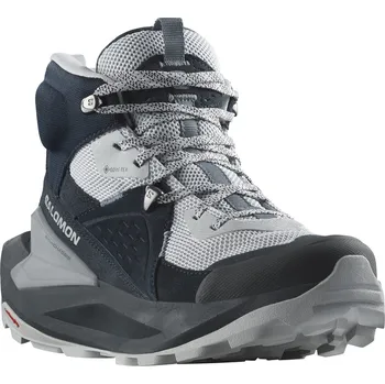 Dámská treková obuv Salomon Elixir Mid GTX W L47296800 - carbon/pearl/blue flint stone 36 2/3
