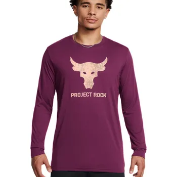 Under Armour UA Project Rock Brahma Bull LS M 1374847-505 - purple XXL