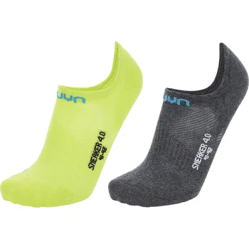 Dámské ponožky UYN SNEAKER 4.0 SOCKS 2 páry - žlutá/černá 43/44