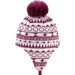 Kama Dětská pletená Merino čepice BW23 purpurová S čepice
