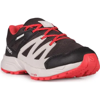 Dětská běžecká obuv Salomon Huapi Cswp Jr L41566600 - phantom/lunar rock/goji berry 36