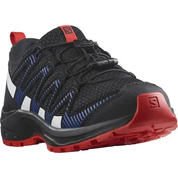 Dívčí obuv Salomon Xa Pro v8 J L47141300 - black lapis blue fiery red 36