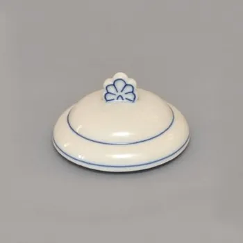 Nádoba na olej a ocet Cibulák Víko k dóze na poživatiny 1,1 l originální cibulákový porcelán Dubí, cibulový vzor,
