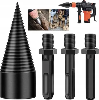 Štípací trn - Kuželový vrták na štípání dřeva SDS 42mm