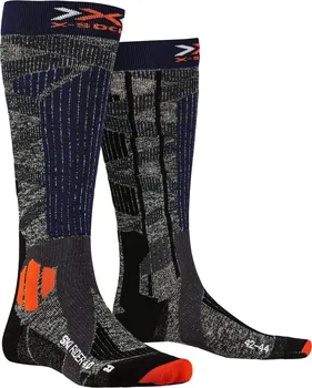 Dámské ponožky X-Bionic Ski Rider 4.0 XS-SSKRW19U-G212 - stone grey melange blue 39/41