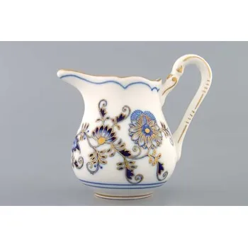 Konvička na mléko Mlékovka vysoká 0,16 l, originální cibulák zlacený, cibulový porcelán Dubí