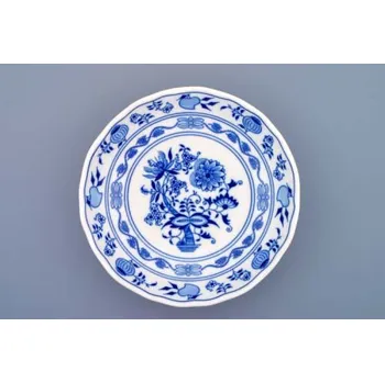 Jednorázové nádobí Cibulák mísa kompotová 20 cm originální cibulákový porcelán Dubí, cibulový vzor, 2. jakost