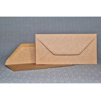 Obálka Obálka barevná DL 220 x 110 mm - kraftová přírodní