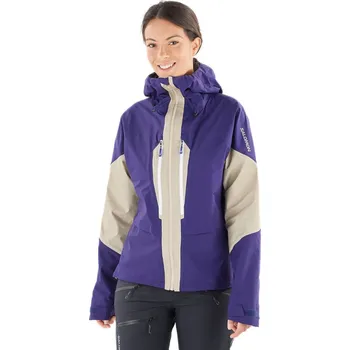 Salomon Mountain GTX 3L Jacket W LC1925100 - astral aura plaza taupe M