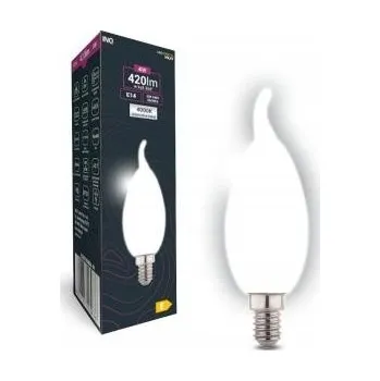 Žárovka LED ŽÁROVKA MLÉČNÁ PLAMÍNEK E14 230V 4W NW (Neutrální Bílá)