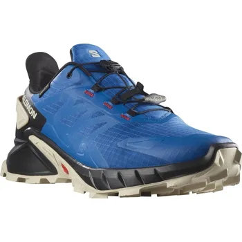 Pánská běžecká obuv Salomon Supercross 4 GTX M L41732000 - nautical blue black rainy day 47 1/3