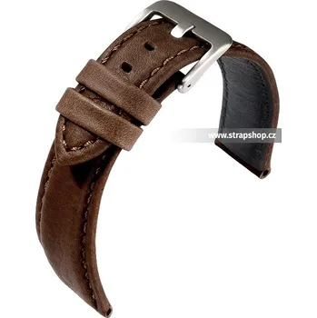 Řemínek na hodinky Řemínek k hodinkám EULIT Montreal tmavě hnědá (27) 18 mm