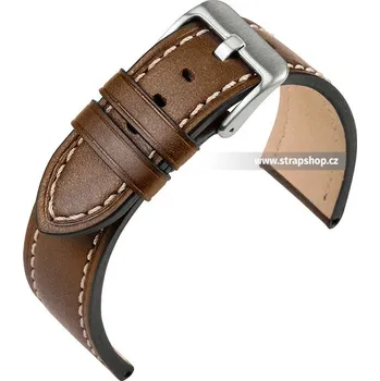 Řemínek na hodinky Řemínek k hodinkám EULIT Zeppelin hnědá (25) 20 mm