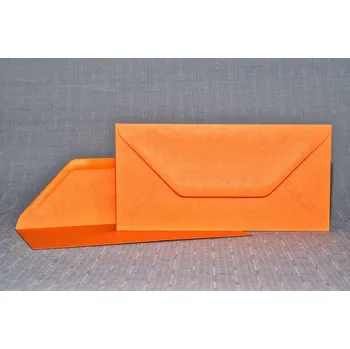 Obálka Obálka barevná DL 220 x 110 mm- oranžová