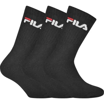 Pánské ponožky Fila Tennis Full Terry 3 Pack F9505200 - black 35-38