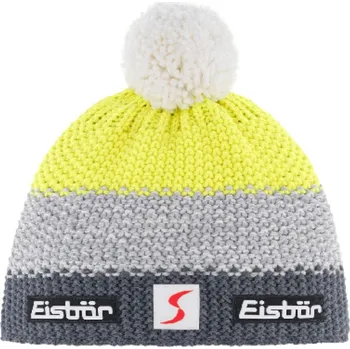 Čepice Eisbär Star Pompon MU SP Kids - grey/yellow/white UNI