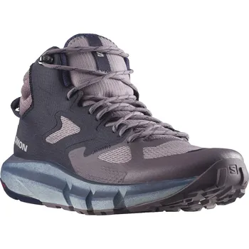 Dámská treková obuv Salomon Predict Hike Mid GTX W L41737000 - quail/night sky/astral aura 36
