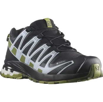 Dámská treková obuv Salomon XA PRO 3D v8 GTX W Black/Green Moss/Zen Blue 39 1/3