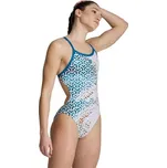 Arena Planet Water Swimsuit Challenge Back Wmn 006730610 - blue cosmo white multi XS