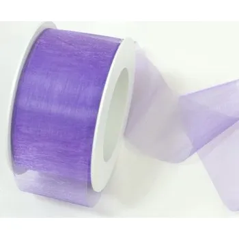 Stuha Stuha monofilová sv.fialová - 50mm/1m