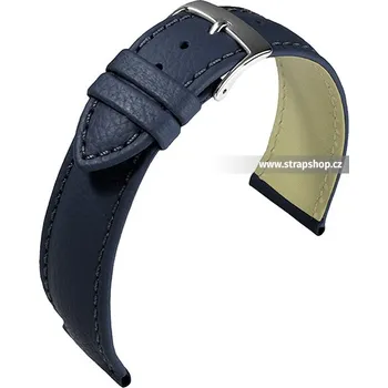 Řemínek na hodinky Řemínek k hodinkám BARINGTON Fancy Classic tmavě modrá (50) 16 mm pánský