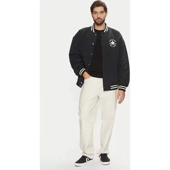 Pánský bomber Converse Bunda bomber Varsity 10026976-A01 Černá Regular Fit XL