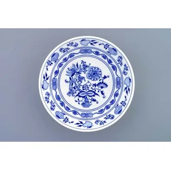 Cibulák mísa kompotová hladká 21 cm originální cibulákový porcelán Dubí, cibulový vzor,