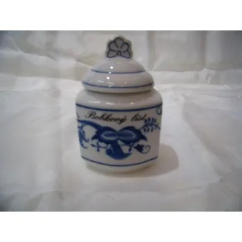 Dóza na potraviny Cibulák kořenka s víčkem a nápisem Bobkový list 0,20 l Dubí