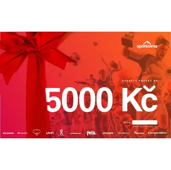 Dárková krabička Poukaz 5000 Kč na nákup na eshopu sportovna.cz UNI